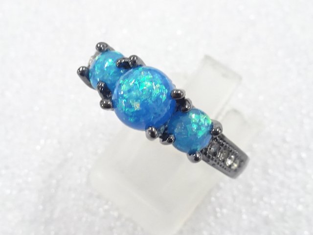 COLORED STONE FASHION RING / JP SIZE 23